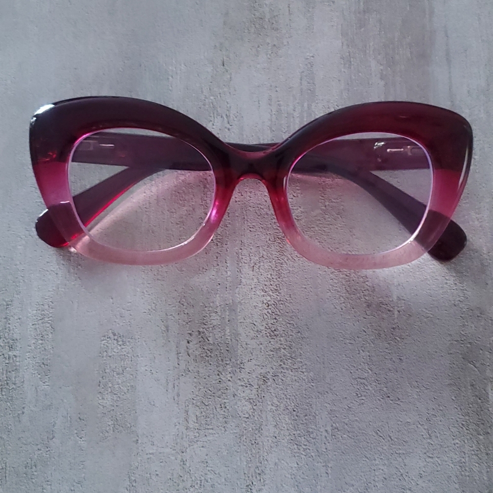 Elegant Purple Pink Gradient Sunglasses